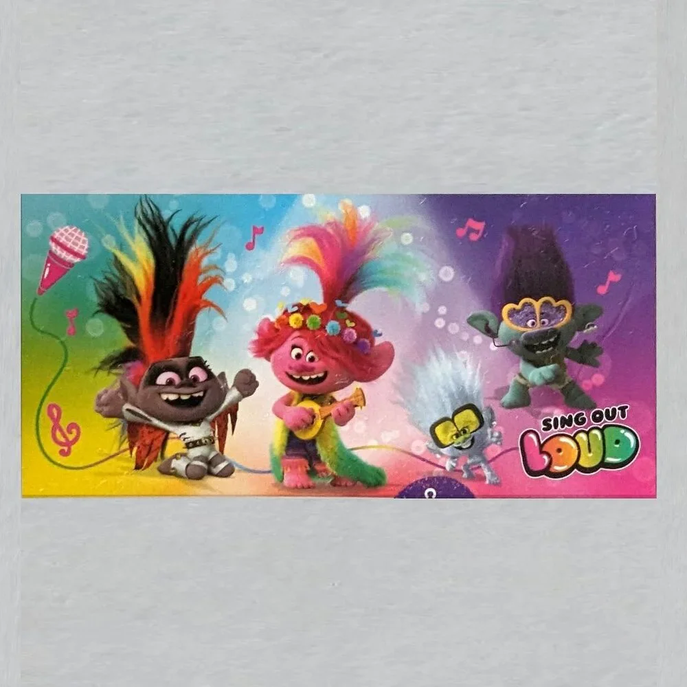 Trolls World Tour Super Beach Towel Measures 28 x 58 inches